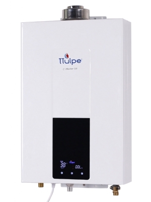 Gesloten constante temperatuur aardgas badgeiser/ gas doorstroomtoestel., 12 Lpm,  aardgas. (20 mbar) Belgi