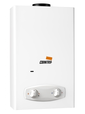 Cointra Optima COB-10x buitengeiser. Produceert tot 10 liter warm water per minuut en is vooral geschikt voor vaste installatie in de buitenruimte. 17,8 Kw. en 10,1 Liter per minuut.