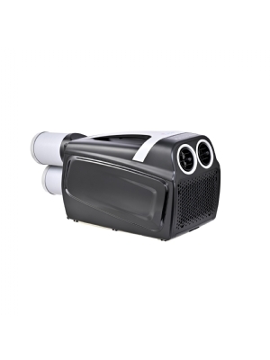 Zeer compacte draagbare airco met afstandsbediening voor thuis, op de camping of terras.