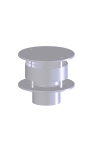 Tregakap blank 130 mm dakdoorvoer tbv. TTulpe Indoor B-14 | Propaangeiser.nl