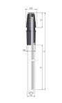 Concentrische vertikale afvoerpijp 60/100 mm | Propaangeiser.nl