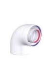 Concentrisch 90 graden bocht  Male Female 60/100 | Propaangeiser.nl
